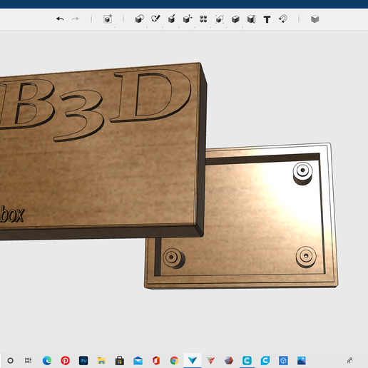 Download OBJ File B3D The-box • Object To 3D Print ・ Cults