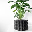 misprint-0154.jpg The Kivern Planter Pot with Drainage | Tray & Stand Included | Modern and Unique Home Decor for Plants and Succulents  | STL File