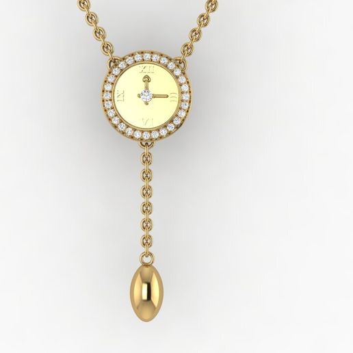 pendulum clock pendant 3D model