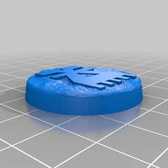 32mm_embossed_khorne_base_v2.png Free STL file 32mm Khorne base・3D printing idea to download