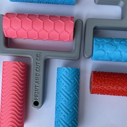 💍 Polymer Clay Texture Roller – Embossing Pattern Tool STL for Clay ...