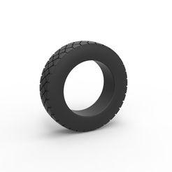 1.jpg Файл 3D Автомобильная шина 2 Масштаб 1 к 25・Дизайн 3D принтера для загрузки, CosplayItemsRock
