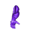 SPEC L ARM 1 WEBBED.stl Starcraft 2 Ghost/Spectre Miniatures