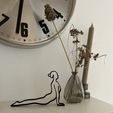 IMG_7814.jpeg Yoga figure "Looking up dog" | Line Art | Minimalist | Decoration and gift idea | Mindfulness