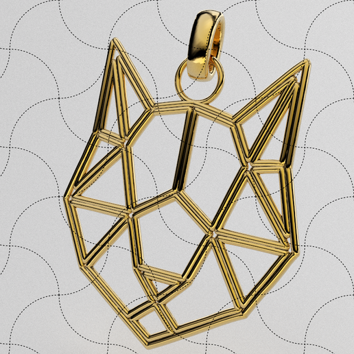 Fine Jewelry, Cat Earring 3D model