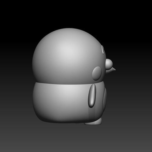 7.jpg Pingüino de juguete Modelo imprimible en 3D