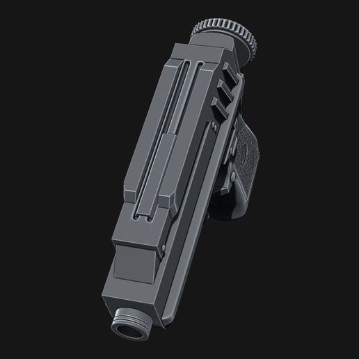 08.JPG DC-17 Captain Rex Clone Blaster for cosplay - from Star war
