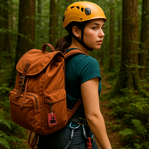 Blood Tag – Customizable Blood Type Identifier for 3D Printing (STEP File) 3D model