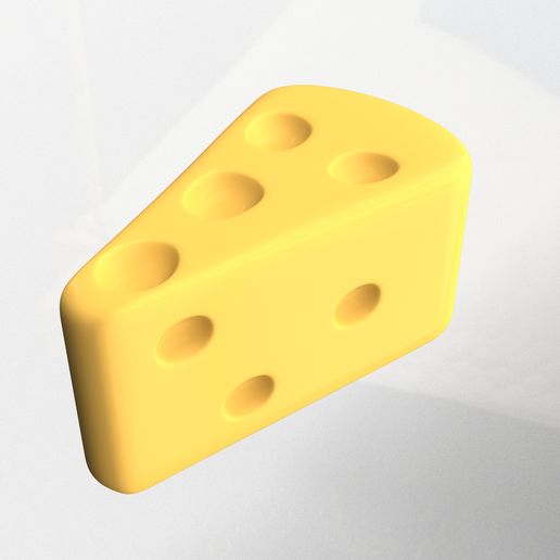 Cheese Cartoon.Print-in-place with 3MF included. (No Supports and no Rafts)