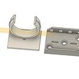 Clip-Plinthe-28mm-v7.jpg skirting board clip for kitchen base diameter 28mm