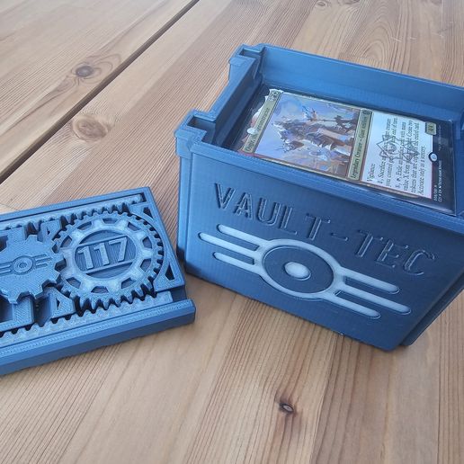 TCG / MTG Commander - Fallout Mechanism Vault Deck Box STL File for 3D  printingCults