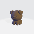 8.png Schwein Miniatur - 3d Modell