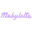 Monogramme_Mobylette_V1.stl Monogram Mobylette