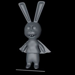 simone5.jpg Free STL file Super Rabbit・Model to download and 3D print, jirby