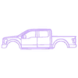 Ford F-150.stl Ford F-150 Silhouette Wall Art