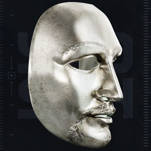 Leper King Mask 3D Printer STL file
