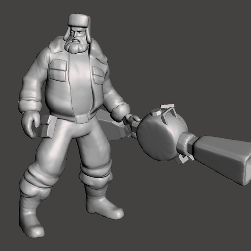 Snow Day Graves - 3D model önizlemesi