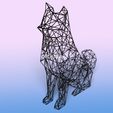 akita-8.jpg Akita Dog - Wire Art