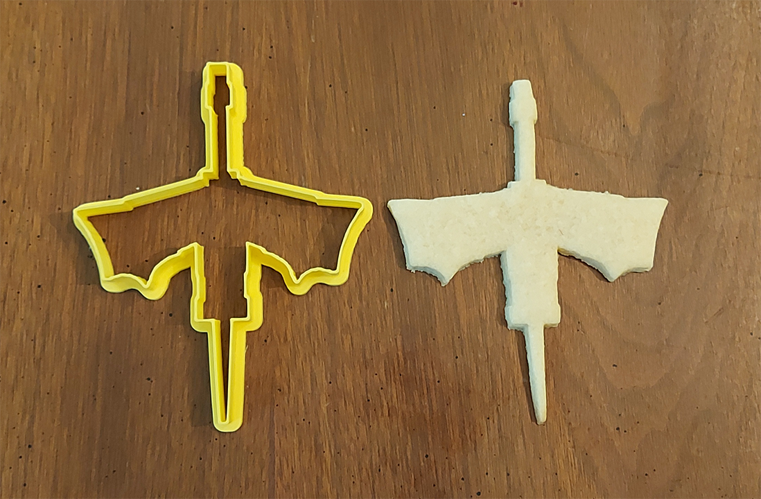 Download STL file Minecraft Ender Dragon Cookie Cutter • 3D printable