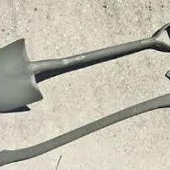 images.jpg Бесплатный STL файл Pionner Shovel and Axe - Us Army - WW2 - Scale 1/16・Дизайн 3D-принтера для скачивания