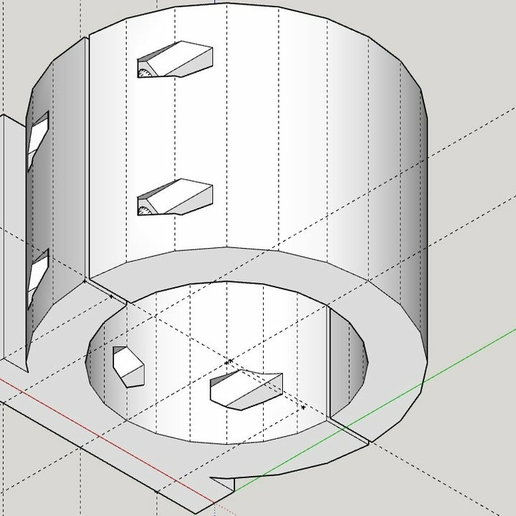 CNC Spindle Mount - 50mm - 3D model önizlemesi