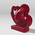 Shapr-Image-2024-04-09-191753.png Double Diamond Hearts statue, love home decor,  Romantic Anniversary Gift, Valentine's Day Gift, engagement gift, proposal, wedding
