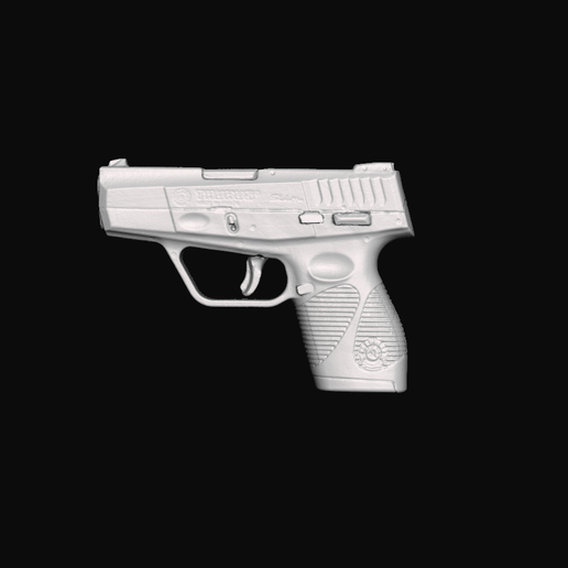 Taurus PT 709 / PT 740 Slim Real Size Scan 3D Gun Mold