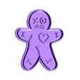 Voodoo Doll.stl Voodoo Doll Gingerbread Man cookie cutter