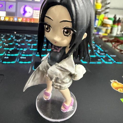 🎵 GISELLE AESPA (SUPERNOVA ver.) CHIBI・ STL File for 3D
