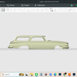 Screenshot-1638.png 1964 Chrysler Newport Town & Country Wagon, scale model, hollow shell body, resin, FDM, printable, stl
