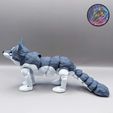 393152372_1801406083663776_7749218952869931701_n-1.jpg Flexi Wolf, Print-in-place, Articulated wolf