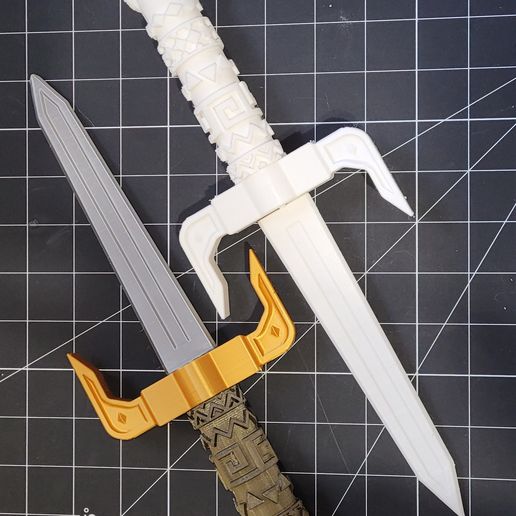 Life Size Aztec Dagger Fantasy Weapon 3D model