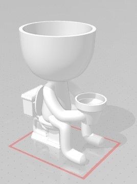 robert plant.jpg Free STL file Robert Plant Pot・3D printing template to download, Producciones
