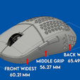 Dimension-Grip-Width.png ZS-X1 3D Printed Mouse for Logitech G305 based on EndGame Gear XM1