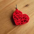 20180205_131833.jpg Geometric Heart Key Ring