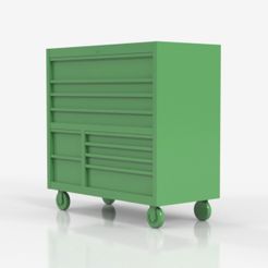 003.jpg STL file 1/24Scale Large Toolbox・3D printing template to download