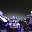 Behold-Galvatron.jpg Part 1: Forearm gap fillers. Fall of the bad comedian Upgrade kit.  For Titan returns Galvatron.