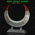 01.jpg STL file The Crescent Darts - Moon Knight Weapon - Marvel Comics Cosplay・3D printing template to download