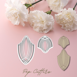 Add-a-heading-2023-06-07T235255.191.png Archivo STL Art Deco Dangle 2 Piece Set Polymer Clay Cutters Pendientes・Modelo para descargar y imprimir en 3D