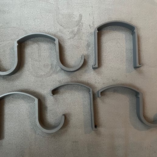 Hooks-1.jpg Cubicle Hook STL 5 Pack