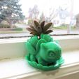 IMG_8132.JPG Blooming Bulbasaur Planter With Leaf Drainage Tray