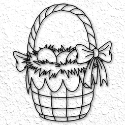 project_20230321_1658001-01.png Easter Eggs Basket Wall Art Easter wall decor 2d art