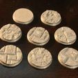 02.JPG 25mm Dungeon Floor Miniature Bases (x8) For Dungeons & Dragons and Other Tabletop Games