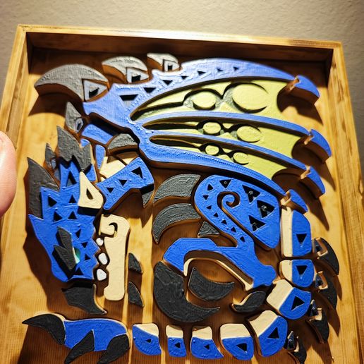 IMG_20220221_184945.jpg Placa de Monster Hunter Rathalos
