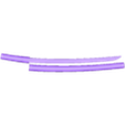 without-tohi.stl Precise Katana with shira saya
