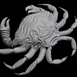 Cancer_02.png Cancer Zodiac Mystical Crab Creature Sculpture 3D print model