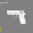 render_scene-(2)-front.629.jpg SIG Sauer P250 pistol Low-poly