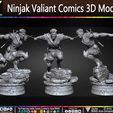 Ninjak-Valiant-Comics-sculpted-by-Yacine-BRINIS-037.jpg Ninjak Valiant Comics 3D Model