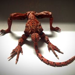 standing.jpg 3D file Articulated Residual Evil Licker・Design to download and 3D print