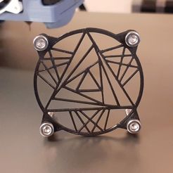 20230227_060821.jpg Fan Cover -Tri Portal Design 40x40 3mm holes